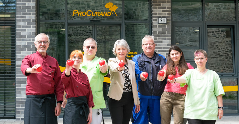 Team der ProCurand Residenz Am Hallorenring in Halle City