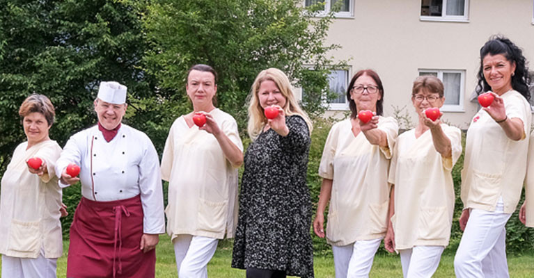 ProCurand Team des Pflegestiftes Pfarrer Lukas in Lam