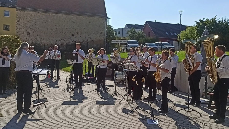 Hofkonzert mit der Bergknappenkapelle bei der ProCurand Sulzbach-Rosenberg 