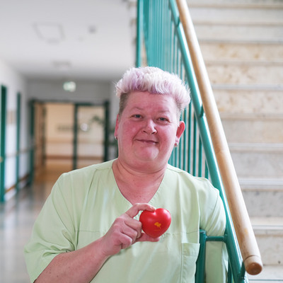 ProCurand Seniorenresidenz Eberswalde Leitung Reinigung und Wäsche Doreen mit Herz