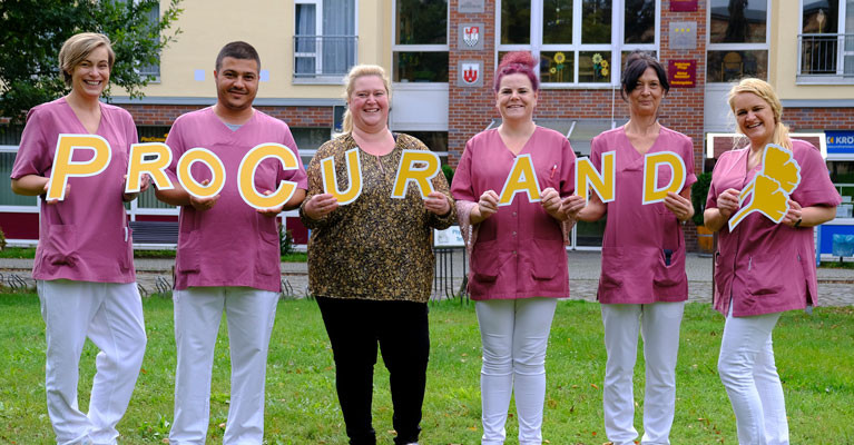 Team der ProCurand Seniorenresidenz Am Schlosspark Dahme/Mark