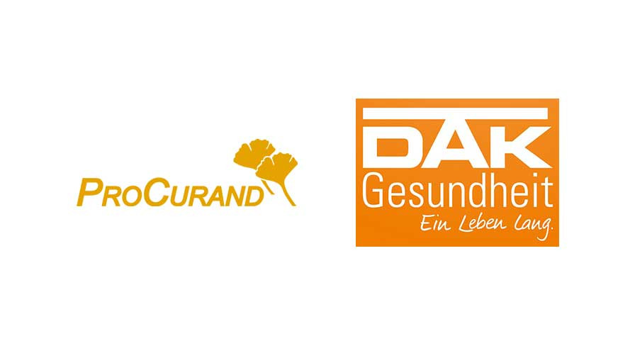 Logos von ProCurand und DAK