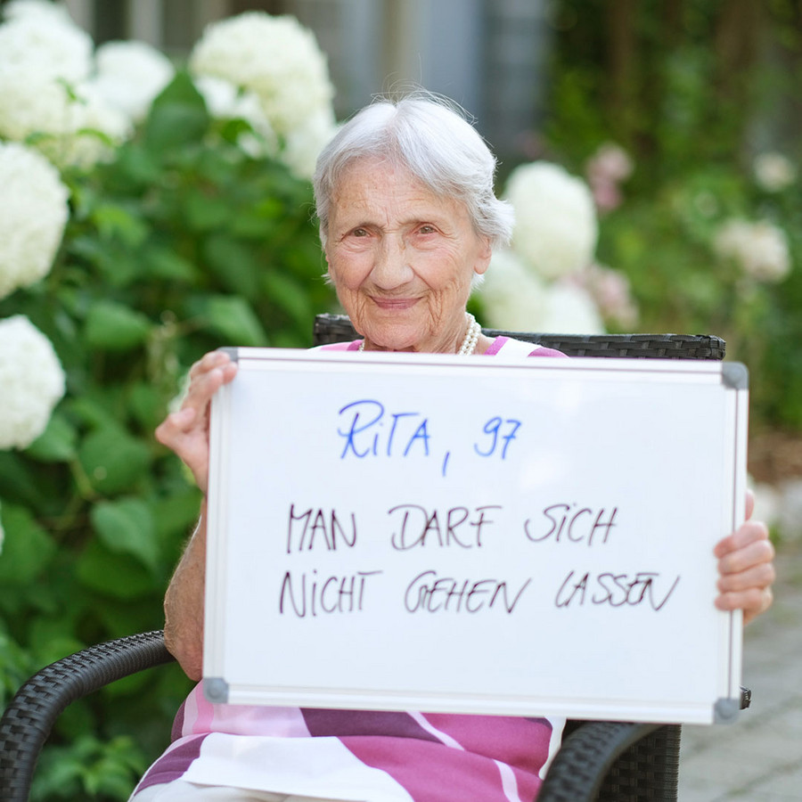 ProCurand Seniorenwohnanlage Fideliswiesen Seniorin Rita 97