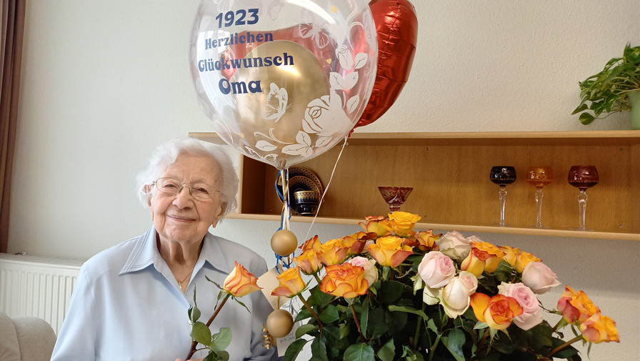 In der ProCurand Seniorenresidenz Am Straussee in Strausberg feierte eine Bewohnerin ihren 100.Geburtstag