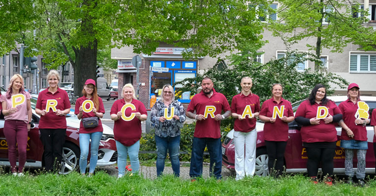 Ambulanter Pflegedienst mit ProCurand Schriftzug