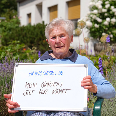 ProCurand Ambulante Pflege Wannsee Seniorin Anneliese 90