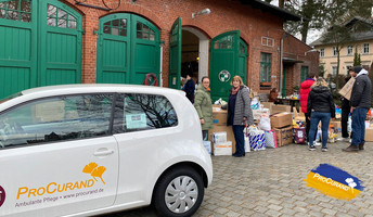 ProCurand Ambulante Pflege Berlin Wannsee spendet für die Ukraine