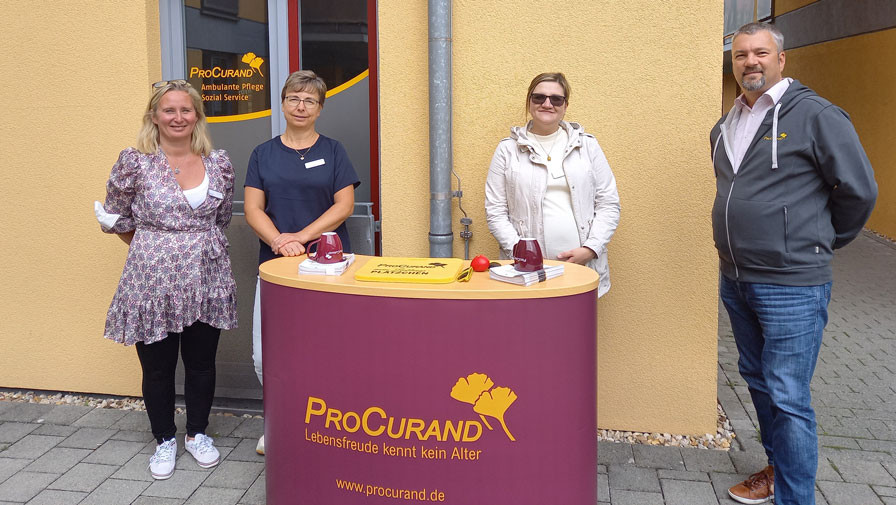 Ambulante Pflege Potsdam der ProCurand beim Quartierfest Potsdam Ambulante Pflege Potsdam der ProCurand beim Quartierfest Potsdam