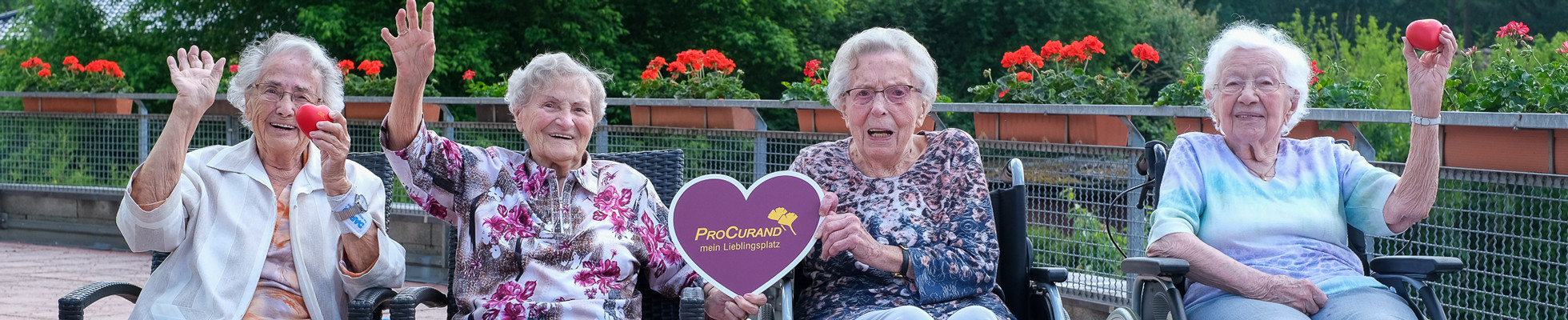Tagesgäste und Bewohner der ProCurand 