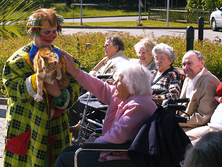 Die zahlreichen Unterhaltungsangebote in der Seniorenresidenz am Görnsee sorgen für viel Spaß