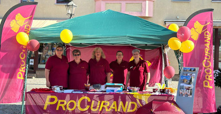 ProCurand Team Nächst Neuendorf auf dem Markt Zossen beim Tag der Pflege