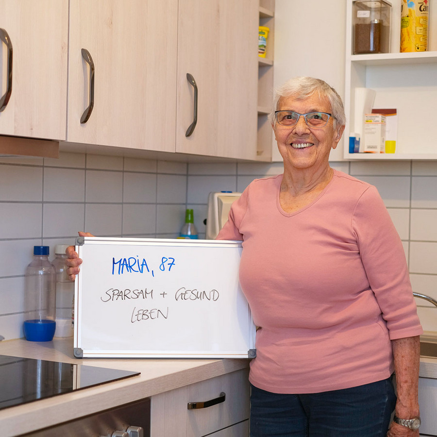 ProCurand Ambulante Pflege Sigmaringen Seniorin Maria 87
