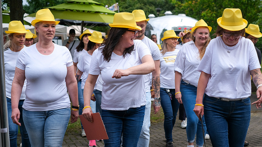 Foto vom Standort ProCurand Halle zum 25-jährigen Jubiläum.