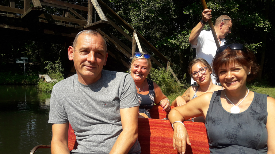 Team Cottbus macht einen Ausflug in den Spreewald