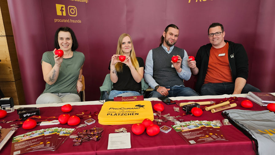 Das Team der ProCurand Seniorenresidenz Am Görnsee auf der Azubimesse