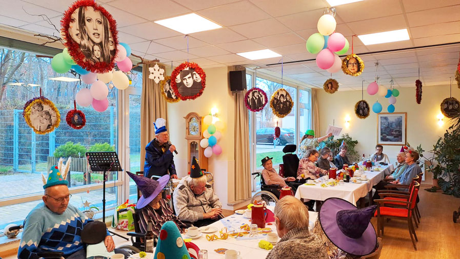 In der ProCurand Seniorenresidenz Am Krökentor feierten die Bewohner*innen Karneval.