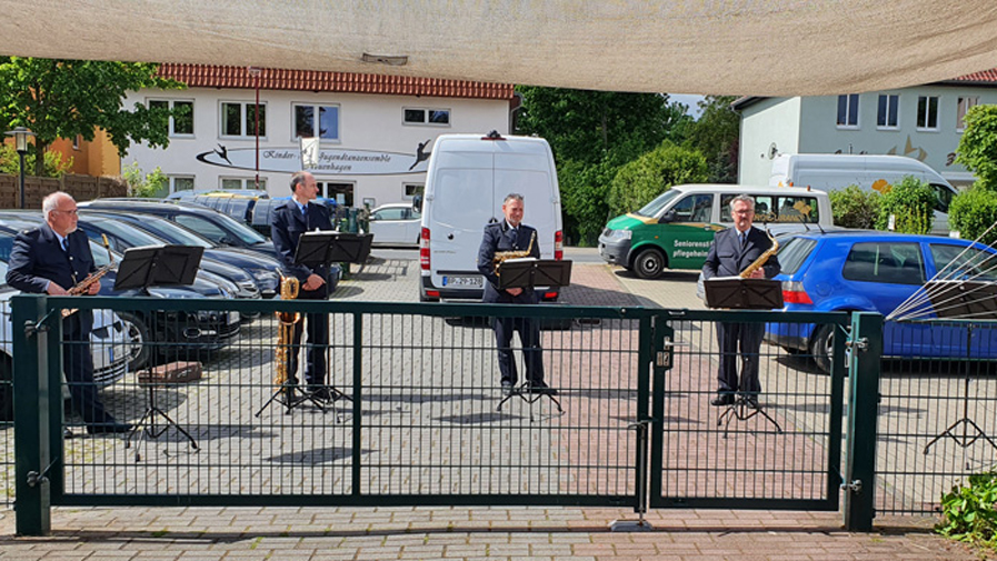 Konzert des Saxophon Quintetts der Bundespolizei in Neuenhagen