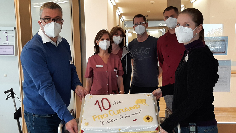 Team der ProCurand Seniorenresidenz feiert 10-jähriges Jubiläum
