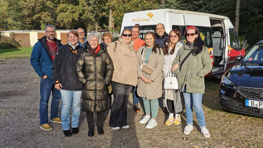 Leitungsteam der ProCurand Seniorenresidenz Park Sansoucci auf Klausurtagung