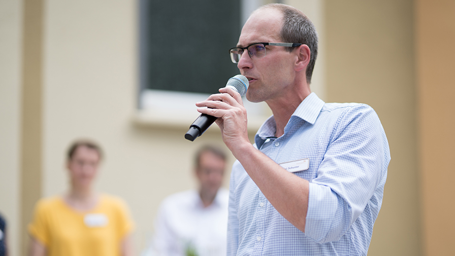 ProCurand Geschäftsführer Daniel Schuster lobt alle Beteiligten