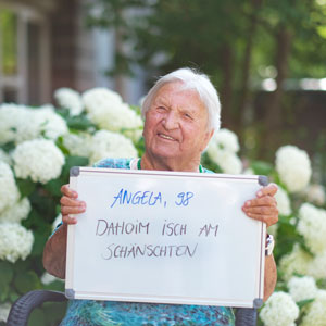 ProCurand Seniorenwohnanlage Fideliswiesen Seniorin Angela 98