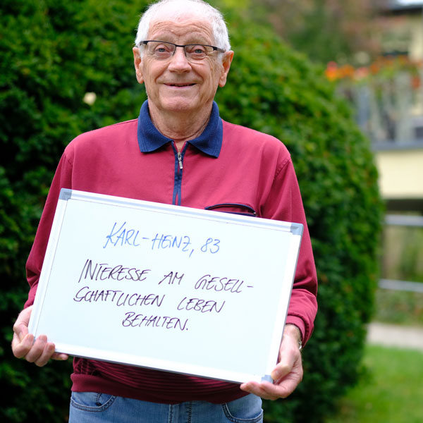 ProCurand Seniorenresidenz Am Straussee Senior Karl-Heinz 83