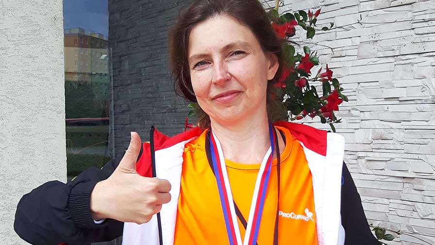 Kraftsportlerin und Altenpflegerin bei ProCurand: Manuela Horst