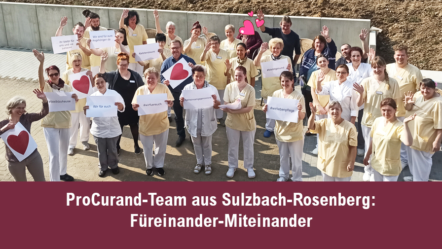 Team des ProCurand Pflegezentrums Am Herzogschloss in Sulzbach-Rosenberg