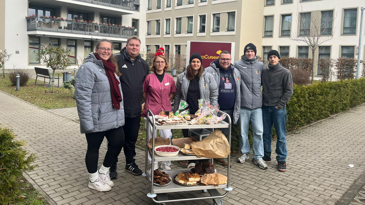 Kuchenspende in der Bölschestraße