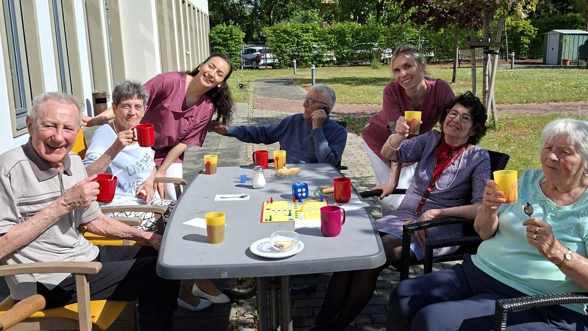 Die Sonnenterrasse in der Bölschestrasse wurde eingeweiht