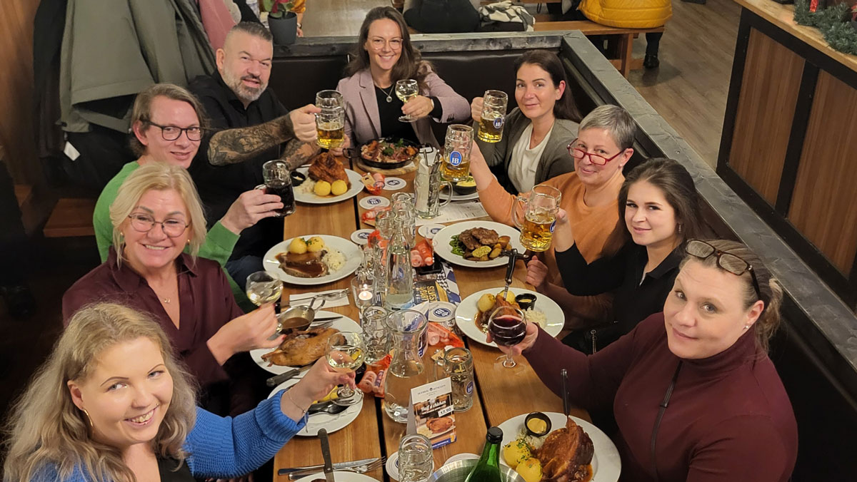 Weihnachtsfeier vom Team Ambulant Wannsee/Schlachtensee