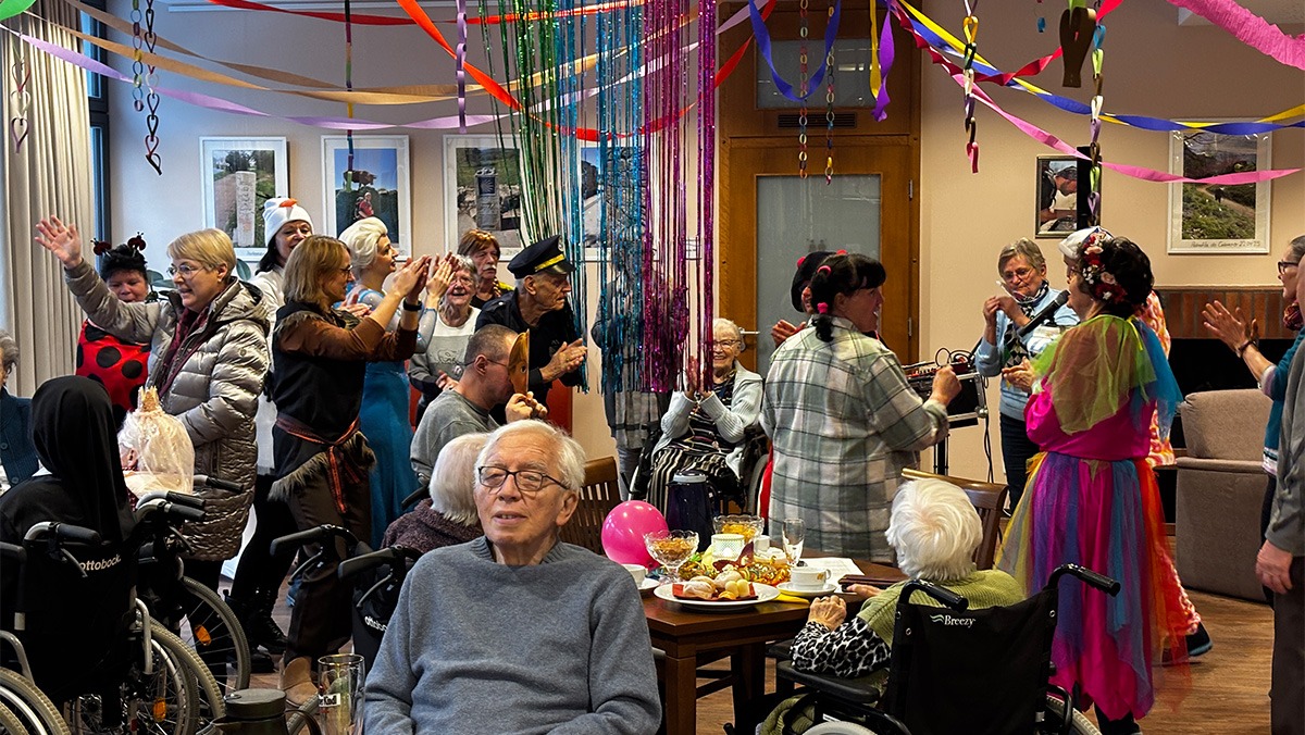 Faschingsfeier in der Bölschestraße