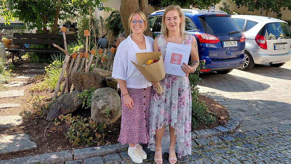 Einrichtungsleitung Laura Hewel und Dominika Ulatowska