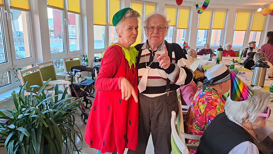 Carnival fun at the Eberswalde senior citizens' residence