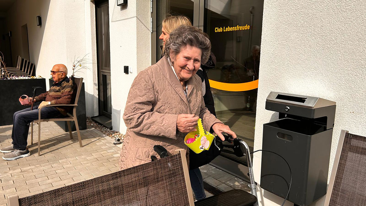 Ostereiersuche in der Tagespflege Eberswalde