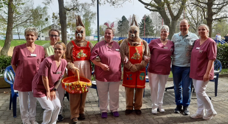 Easter bunnies in Senftenberg