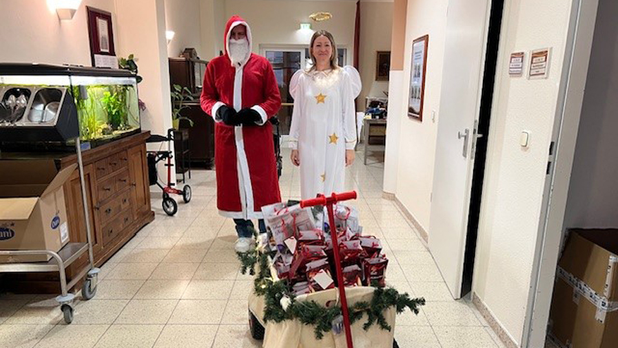 Christmas party at the Senftenberg senior citizens' residence