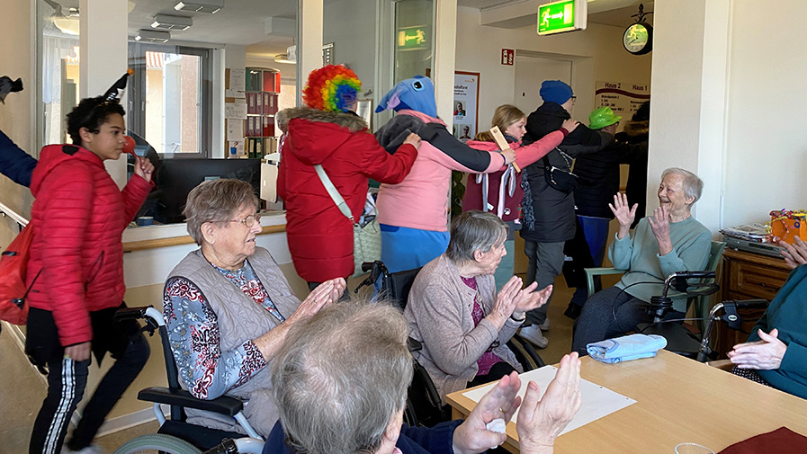 Foolish hustle and bustle in Senftenberg