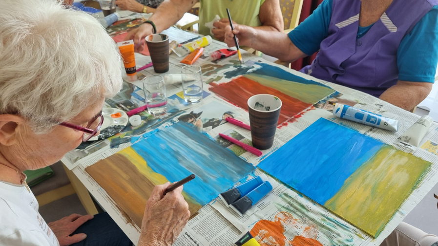 Painting course in Wriezener Straße